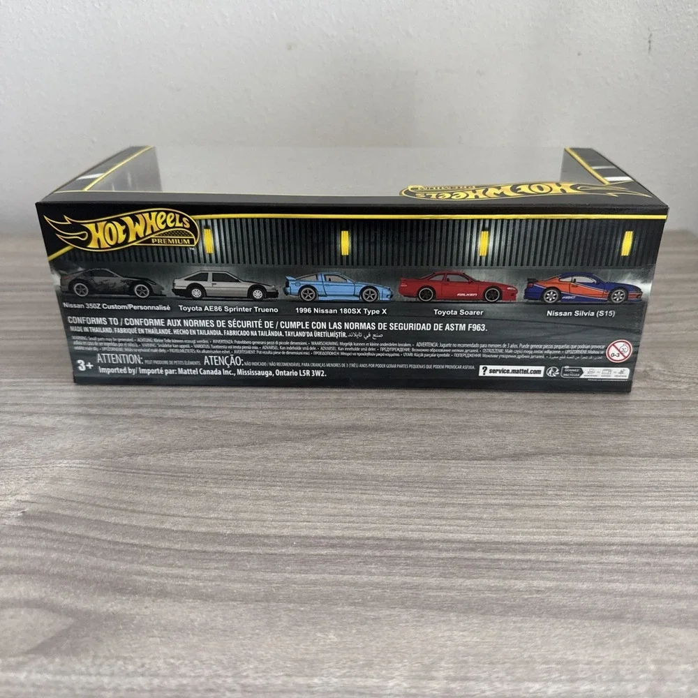 Hot Wheels Toy Cars, Premium Fast & Furious Tokyo Drift Bundle, 5 1:64 Scale...